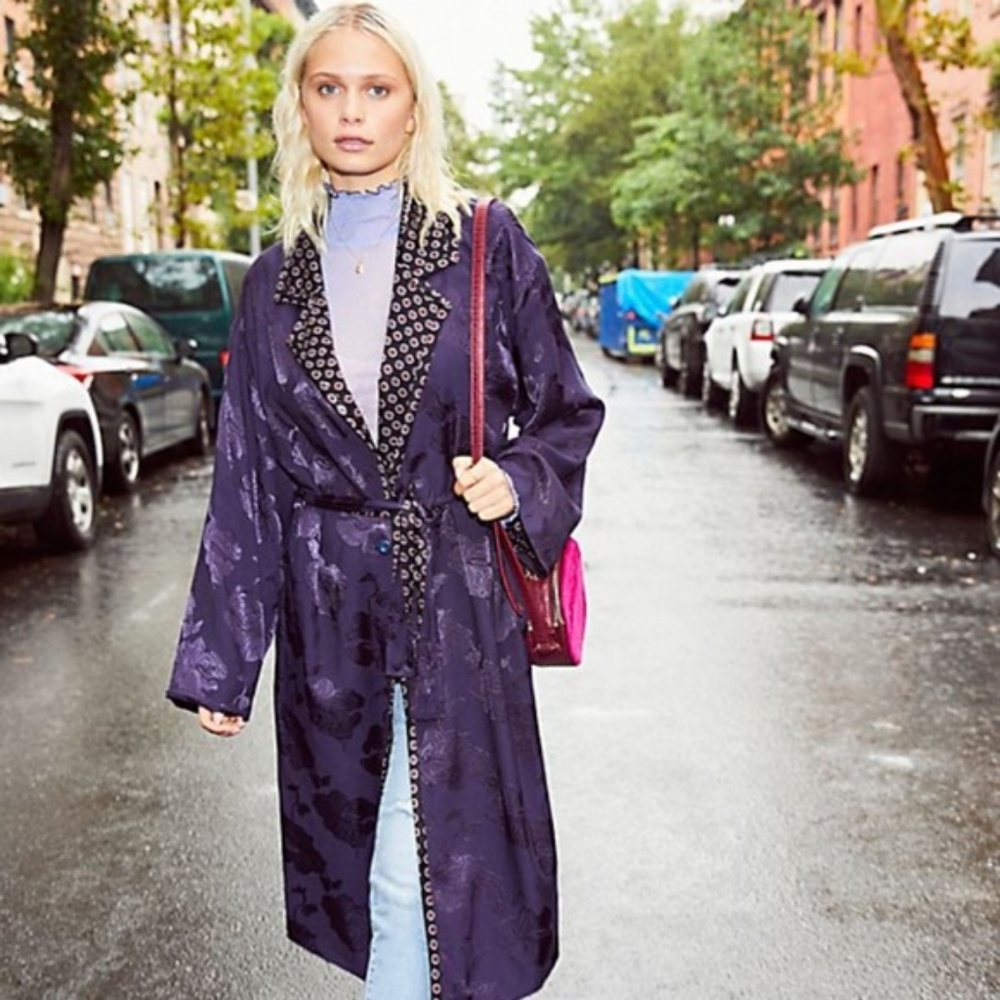 Free People Satin Duster